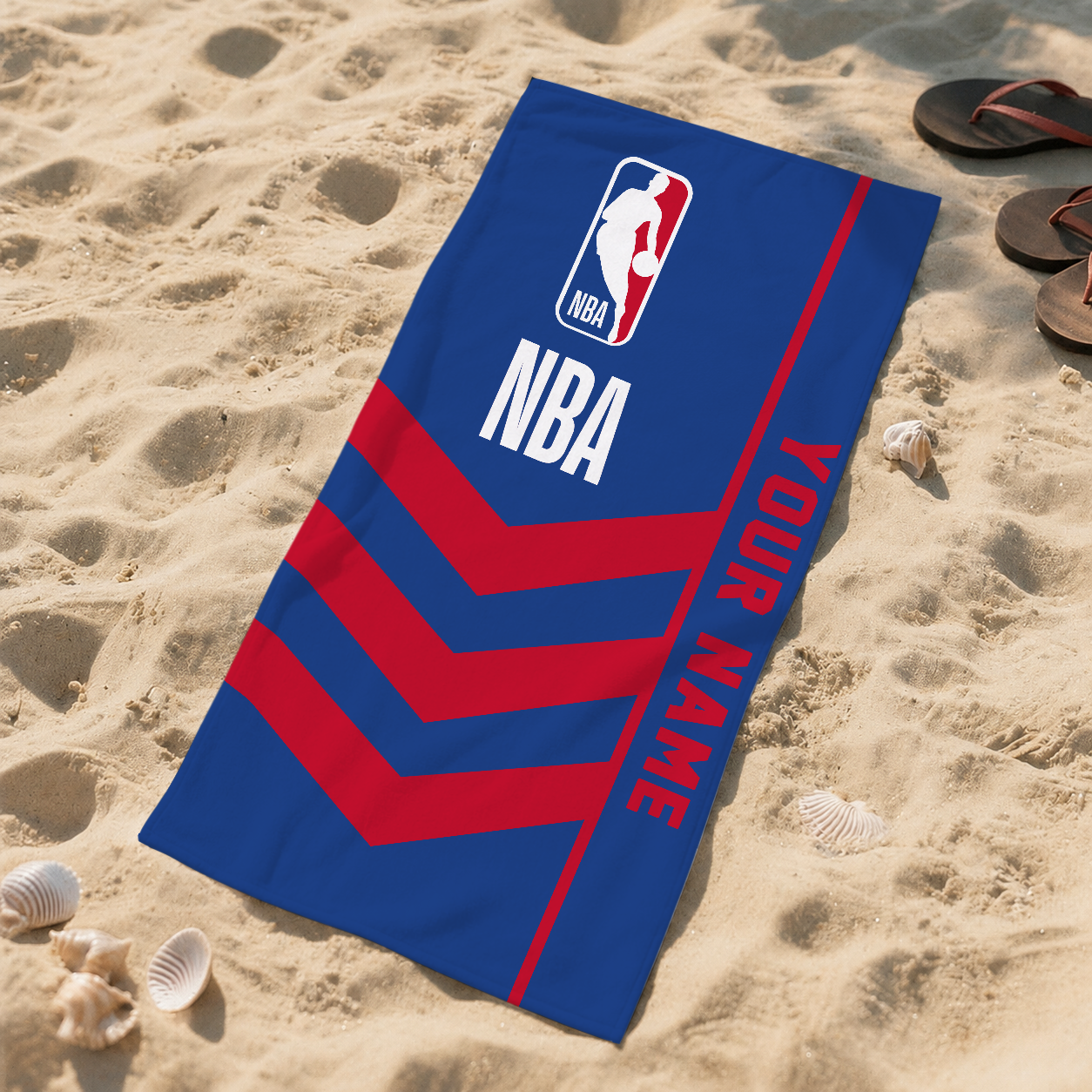 LIMITED EDITION - NEW CUSTOMIZED NBA31 NATIONAL BASKETBALL ASSOCIATION BEACH TOWEL FOR FAN