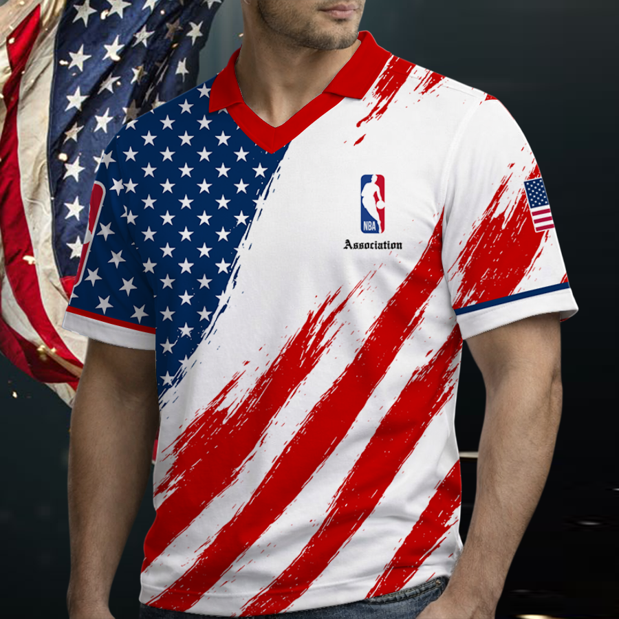 LIMITED EDITION - NEW CUSTOMIZED NBA31 NATIONAL BASKETBALL ASSOCIATION POLO SHIRT
