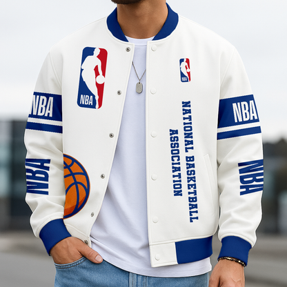 LIMITED EDITION - NEW CUSTOMIZED NBA31 NATIONAL BASKETBALL ASSOCIATION BASEBALL JACKET