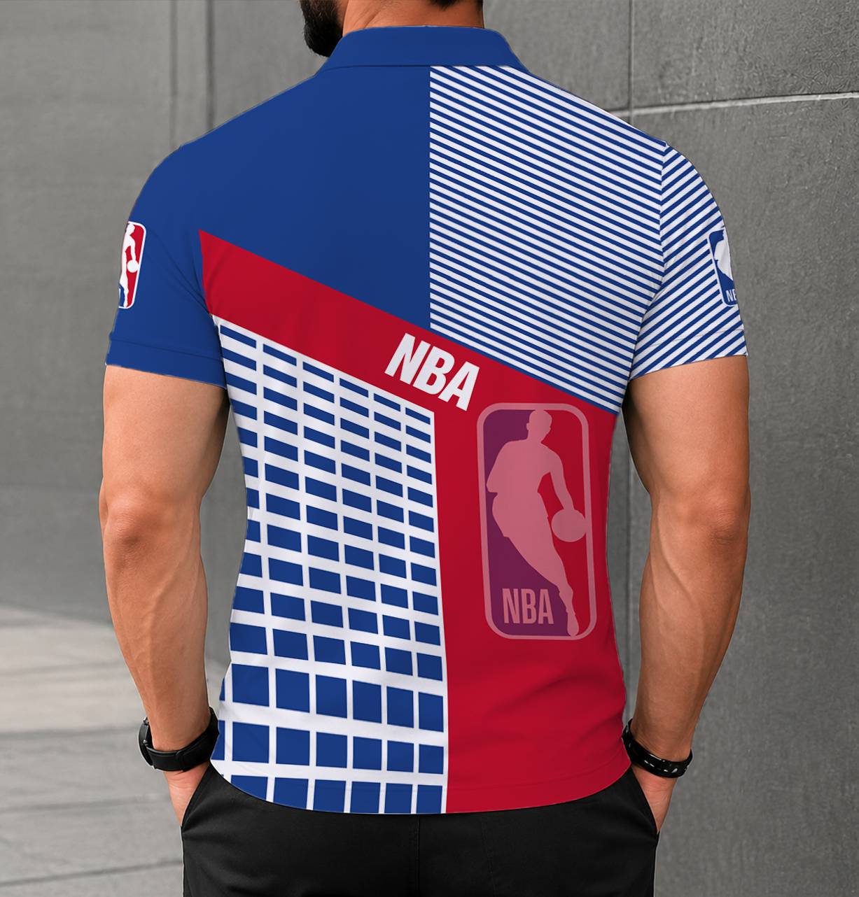 LIMITED EDITION - NEW CUSTOMIZED NBA31 NATIONAL BASKETBALL ASSOCIATION POLO SHIRT