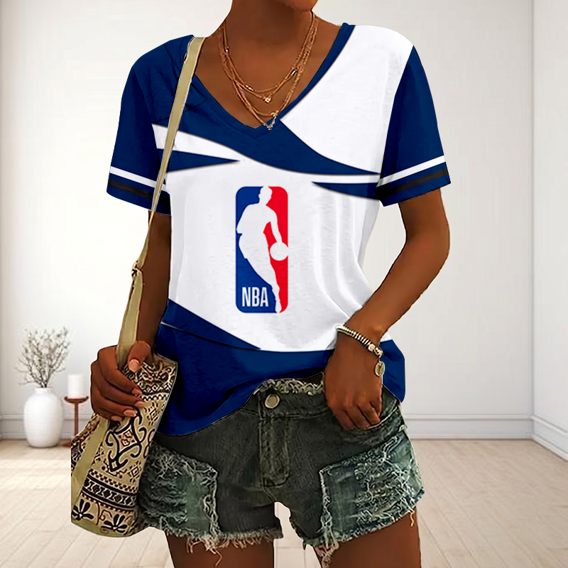 LIMITED EDITION - NEW CUSTOMIZED NBA31 NATIONAL BASKETBALL ASSOCIATION V-NECK FEMALE SHIRT