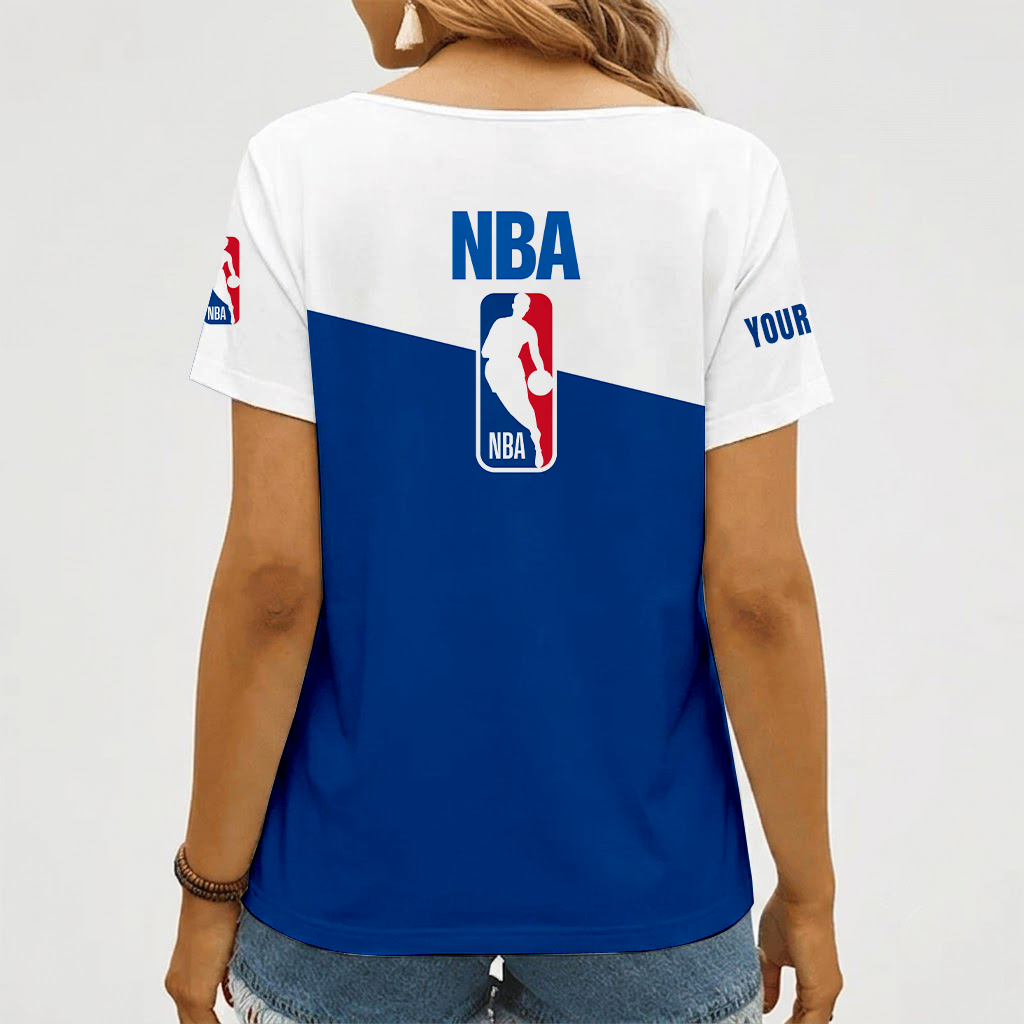 [HOT DEAL] NEW CUSTOMIZED NBA31 NATIONAL BASKETBALL ASSOCIATION V-NECK FEMALE SHIRT