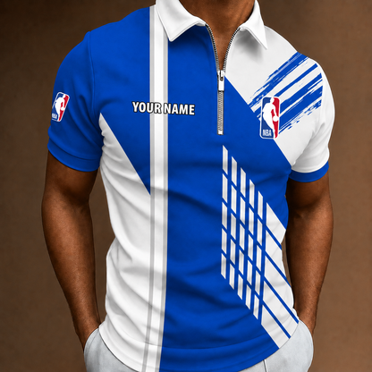 LIMITED EDITION - NEW CUSTOMIZED NBA31 NATIONAL BASKETBALL ASSOCIATION POLO SHIRT, ZIP POLO SHIRT & T-SHIRTS