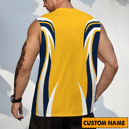 LIMITED EDITION - NEW CUSTOMIZED NHL31 NVP NASHVILLE PREDATORS TANK TOP & GYM SHIRT