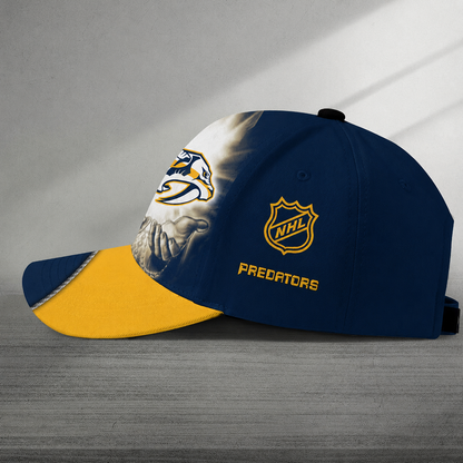 LIMITED EDITION - NEW CUSTOMIZED NHL31 NVP NASHVILLE PREDATORS CLASSIC CAP