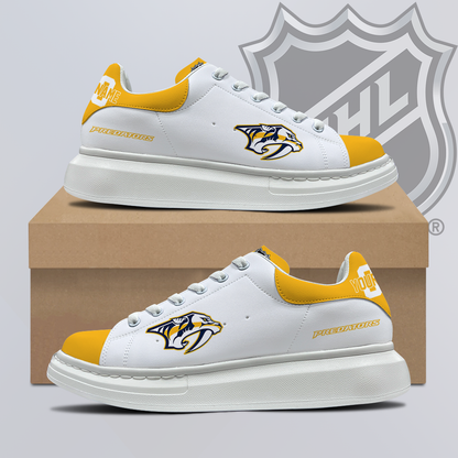 [SUPER SALE] NEW CUSTOMIZED NHL31 NVP NASHVILLE PREDATORS MCQUEEN SHOES