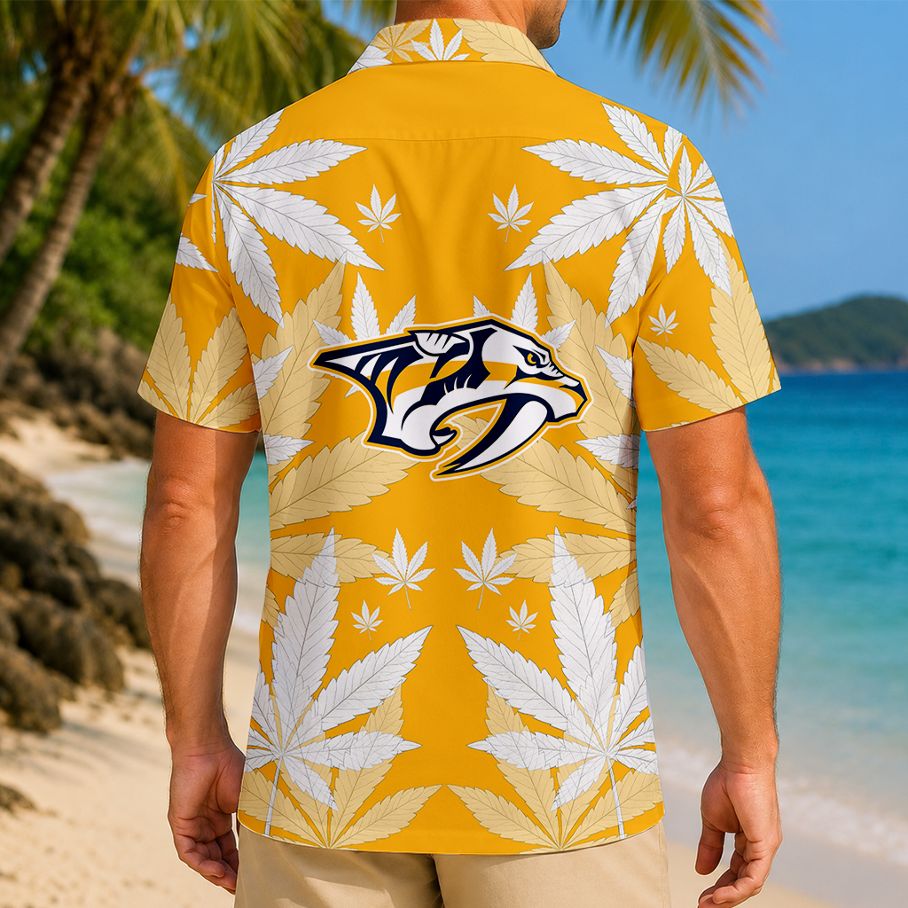 LIMITED EDITION - NEW CUSTOMIZED NHL31 NVP NASHVILLE PREDATORS UNISEX HAWAIIAN SHIRT