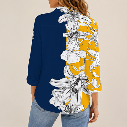 [SUPER SALE] NEW CUSTOMIZED NHL31 NVP NASHVILLE PREDATORS WOMEN CASUAL SHIRT