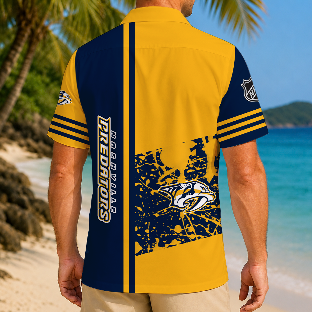LIMITED EDITION - NEW CUSTOMIZED NHL31 NVP NASHVILLE PREDATORS UNISEX HAWAIIAN SHIRT