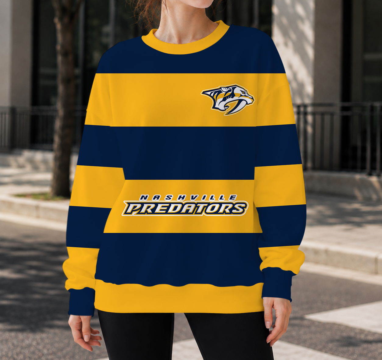 SPECIAL EDITION - NEW CUSTOMIZED NHL31 NVP NASHVILLE PREDATORS UNISEX SWEATSHIRT