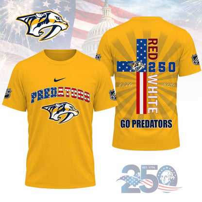 LIMITED EDITION - NEW CUSTOMIZED NHL31 NVP NASHVILLE PREDATORS T-SHIRT, POLO SHIRT, ZIP POLO SHIRT, SWEATSHIRT, HOODIE & ZIP HOODIE