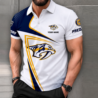 FINAL SALE - NEW CUSTOMIZED NHL31 NVP NASHVILLE PREDATORS POLO SHIRT, ZIP POLO SHIRT, T-SHIRTS, HOODIE, ZIP HOODIE & SWEATSHIRT