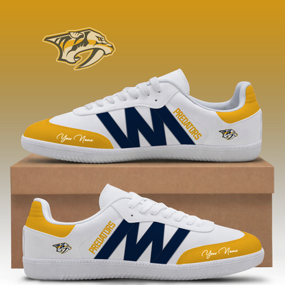 [SUPER SALE] NEW CUSTOMIZED NHL31 NVP NASHVILLE PKHAKIATORS CLASSIC SNEAKERS