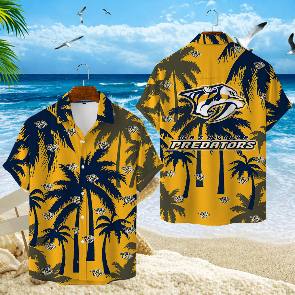 LIMITED EDITION - NEW CUSTOMIZED NHL31 NVP NASHVILLE PREDATORS UNISEX HAWAIIAN SHIRT
