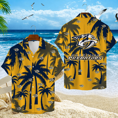 LIMITED EDITION - NEW CUSTOMIZED NHL31 NVP NASHVILLE PREDATORS UNISEX HAWAIIAN SHIRT