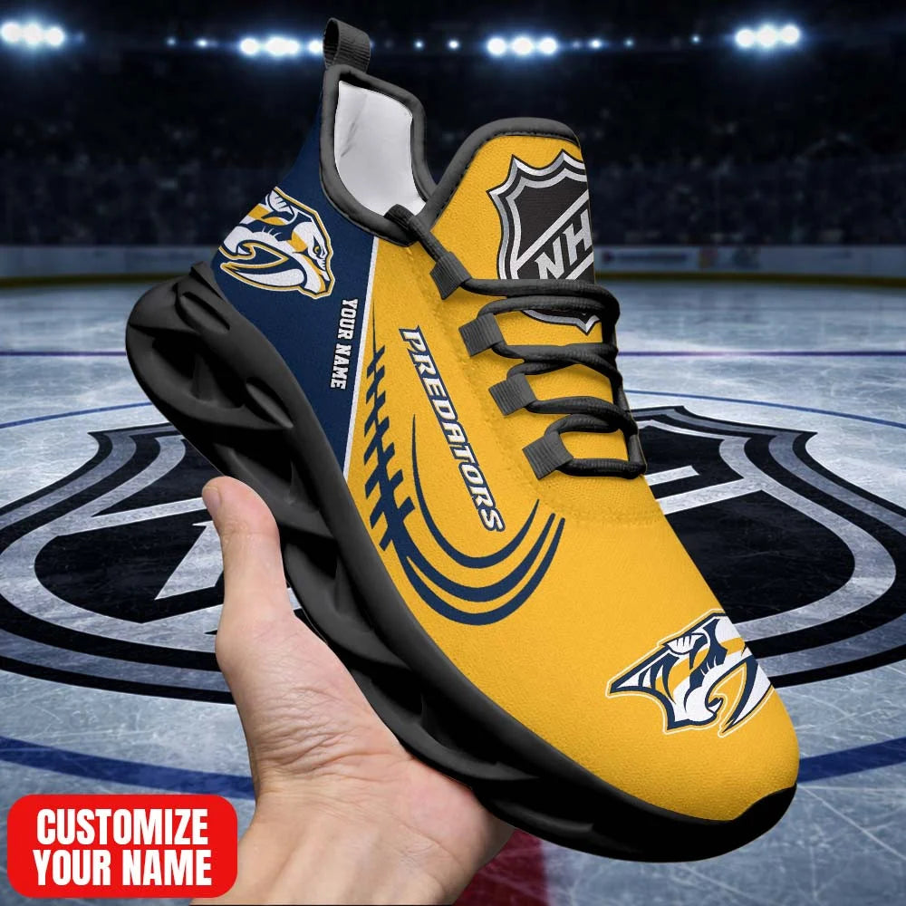 [SUPER SALE] NEW CUSTOMIZED NHL31 NVP NV PREDATORS PREMIUM CLUNKY SNEAKERS