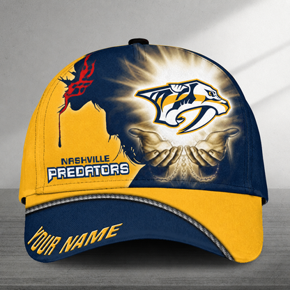LIMITED EDITION - NEW CUSTOMIZED NHL31 NVP NASHVILLE PREDATORS CLASSIC CAP
