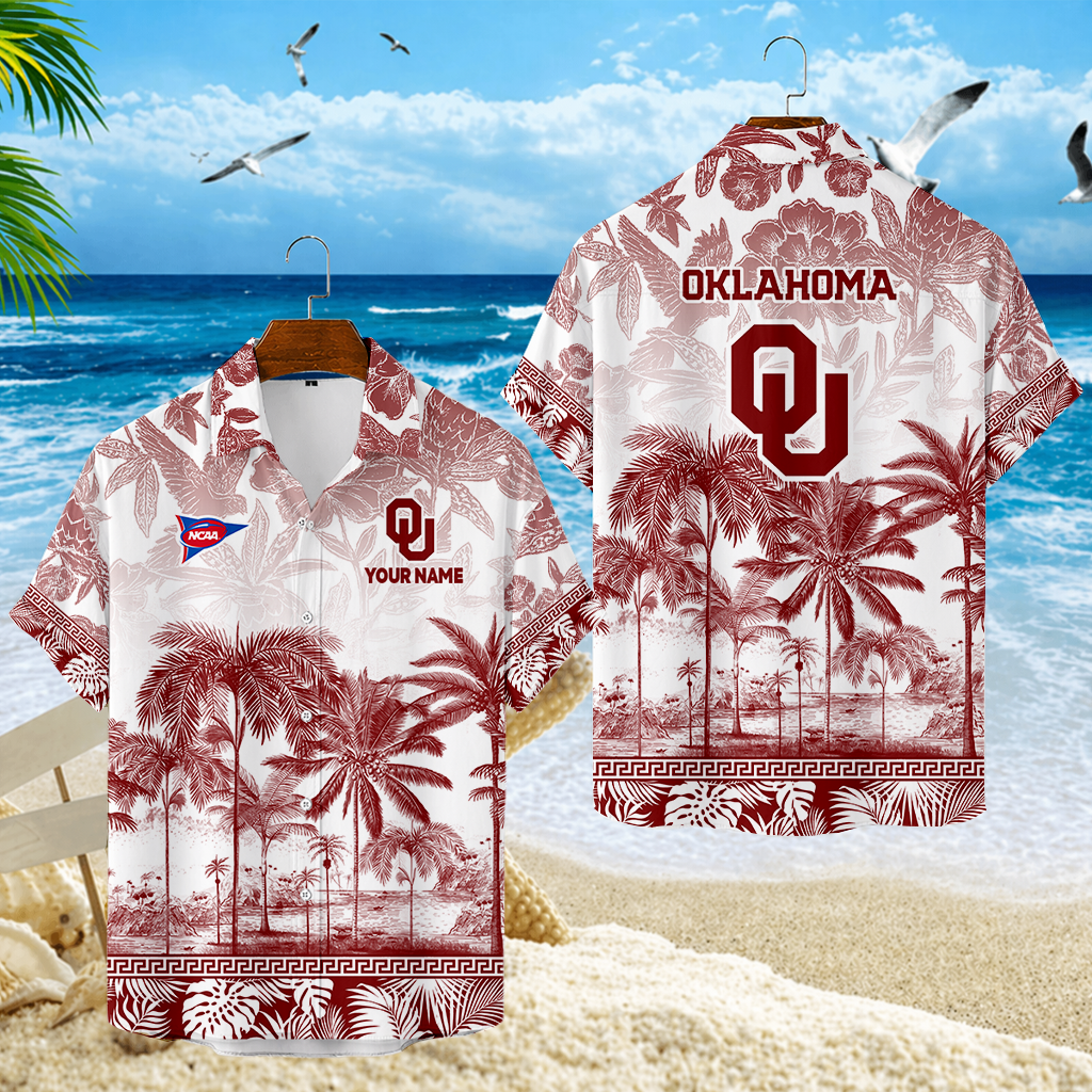 LIMITED EDITION - NEW CUSTOMIZED FBS31 OUS OKLAHOMA SOONERS UNISEX HAWAIIAN SHIRT