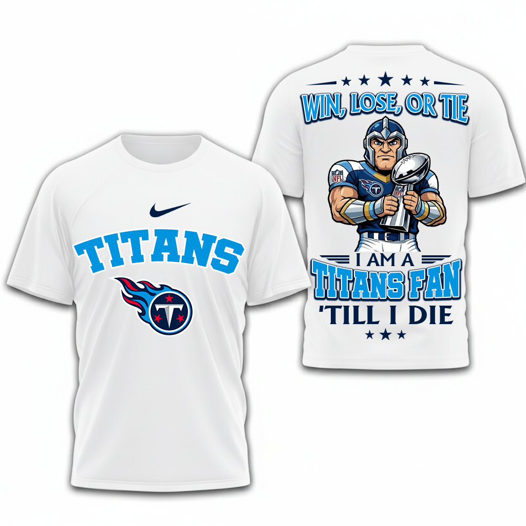 LIMITED EDITION - NEW CUSTOMIZED NFL31 TST TENNESSEE TITANS UNISEX T-SHIRT, POLO, HOODIE & JACKETS