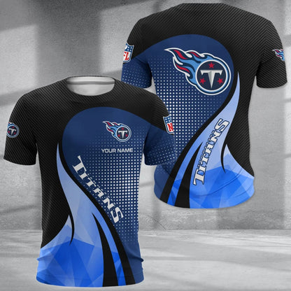 LIMITED EDITION - NEW CUSTOMIZED NFL31 TST TENNESSEE TITANS POLO, T-SHIRT & SHORT PANTS SET