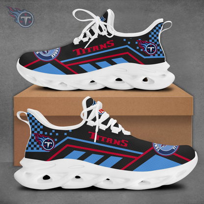 SPECIAL EDITION - NEW CUSTOMIZED NFL31 TST TENNESSEE TITANS MAX SOUL SHOES