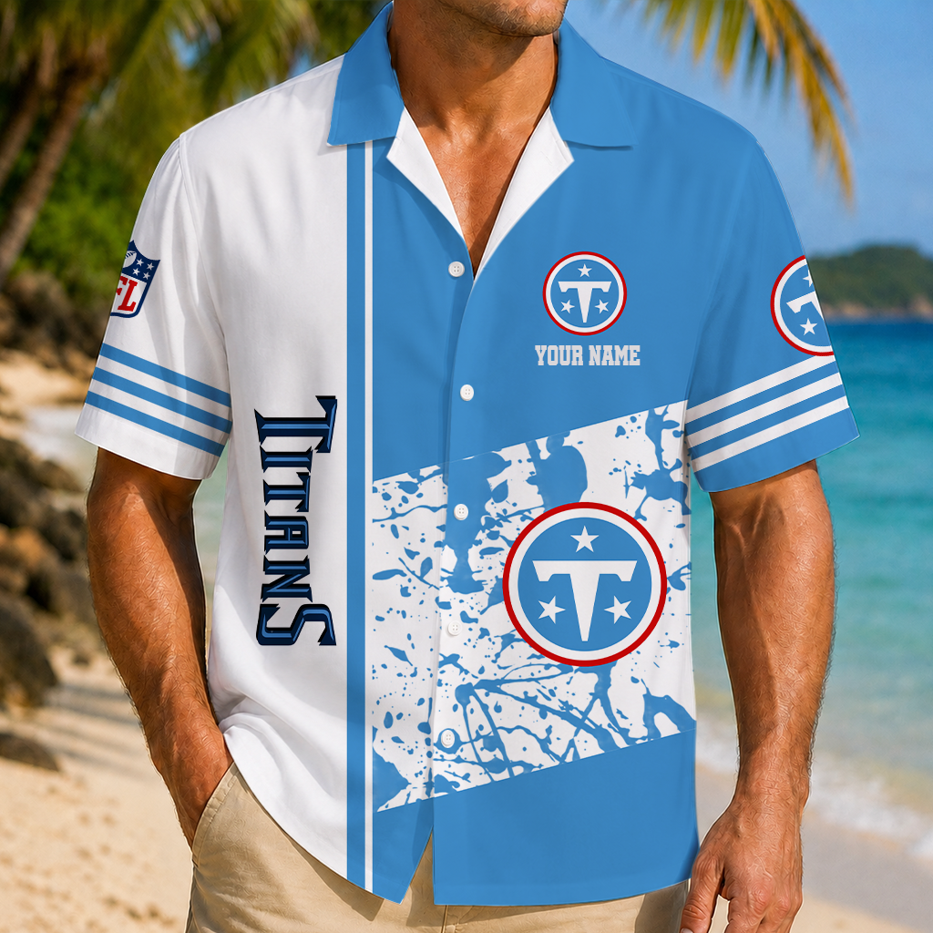 LIMITED EDITION - NEW CUSTOMIZED NFL31 TST TENNESSEE TITANS UNISEX HAWAIIAN SHIRT