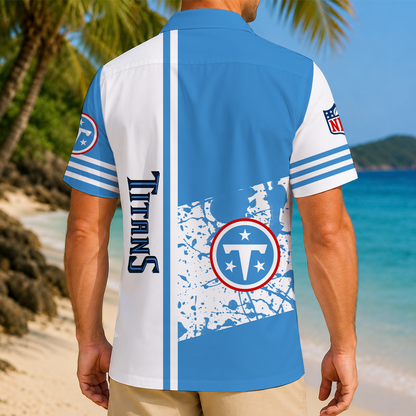 LIMITED EDITION - NEW CUSTOMIZED NFL31 TST TENNESSEE TITANS UNISEX HAWAIIAN SHIRT
