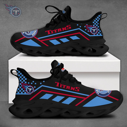 SPECIAL EDITION - NEW CUSTOMIZED NFL31 TST TENNESSEE TITANS MAX SOUL SHOES