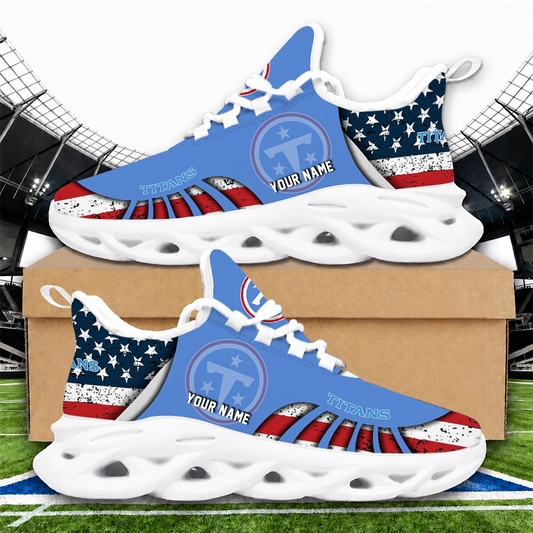 [SPECIAL OFFER] NEW CUSTOMIZED NFL31 TST TENNESSEE TITANS UNISEX CLUNKY SNEAKERS