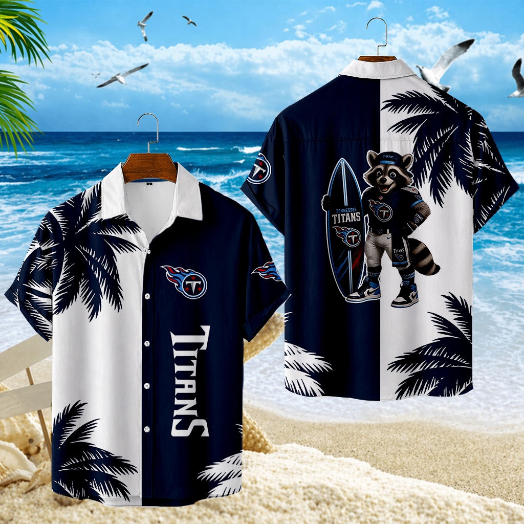 LIMITED EDITION - NEW CUSTOMIZED NFL31 TST TENNESSEE TITANS UNISEX HAWAIIAN SHIRT