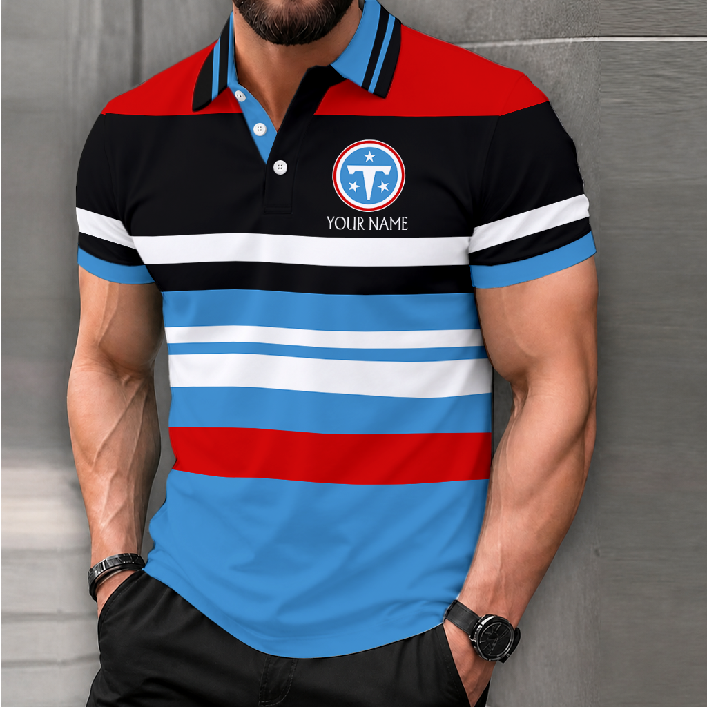 LIMITED EDITION - NEW CUSTOMIZED NFL31 TST TENNESSEE TITANS T-SHIRT, POLO SHIRT, ZIP POLO SHIRT, SWEATSHIRT, HOODIE & ZIP HOODIE