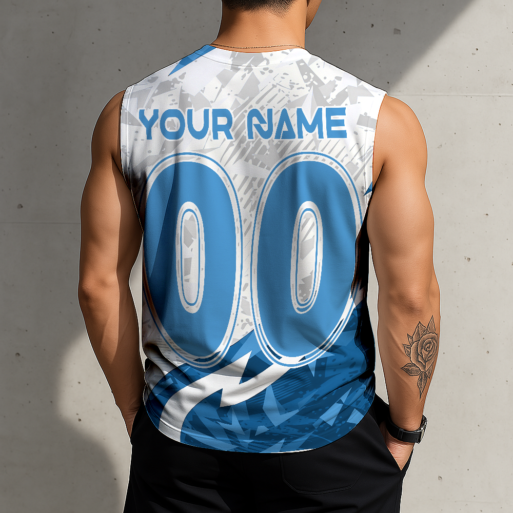 LIMITED EDITION - NEW CUSTOMIZED NFL31 TST TENNESSEE TITANS MEN'S GYM SHIRT