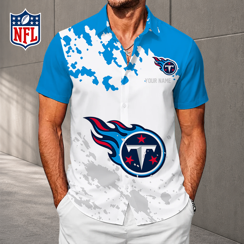 LIMITED EDITION - NEW CUSTOMIZED NFL31 TST TENNESSEE TITANS UNISEX HAWAIIAN SHIRT
