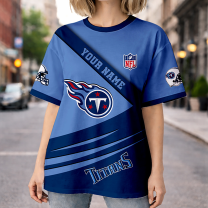 LIMITED EDITION - NEW CUSTOMIZED NFL31 TST TENNESSEE TITANS UNISEX T-SHIRT, POLO, HOODIE & JACKETS