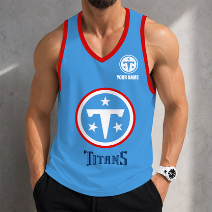 LIMITED EDITION - NEW CUSTOMIZED NFL31 TST TENNESSEE TITANS TANK TOP