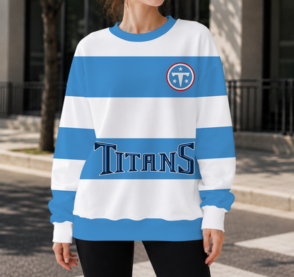 LIMITED EDITION - NEW CUSTOMIZED NFL31 TST TENNESSEE TITANS UNISEX SWEATSHIRT