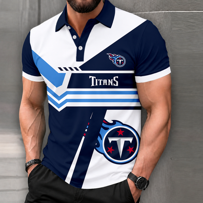 LIMITED EDITION - NEW CUSTOMIZED NFL31 TST TENNESSEE TITANS POLO SHIRT, ZIP POLO SHIRT & T-SHIRTS