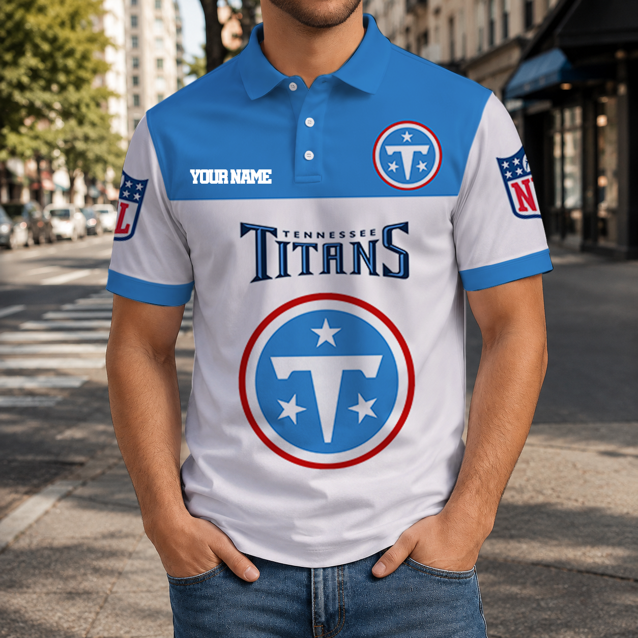 LIMITED EDITION - NEW CUSTOMIZED NFL31 TST TENNESSEE TITANS T-SHIRT, POLO SHIRT, ZIP POLO SHIRT, SWEATSHIRT, HOODIE & ZIP HOODIE