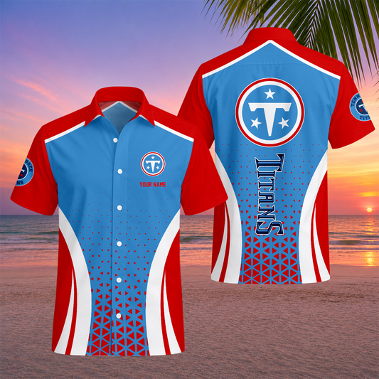 LIMITED EDITION - NEW CUSTOMIZED NFL31 TST TENNESSEE TITANS UNISEX HAWAIIAN SHIRT