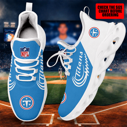 [SPECIAL OFFER] NEW CUSTOMIZED NFL31 TST TENNESSEE TITANS MAX SOUL SHOES
