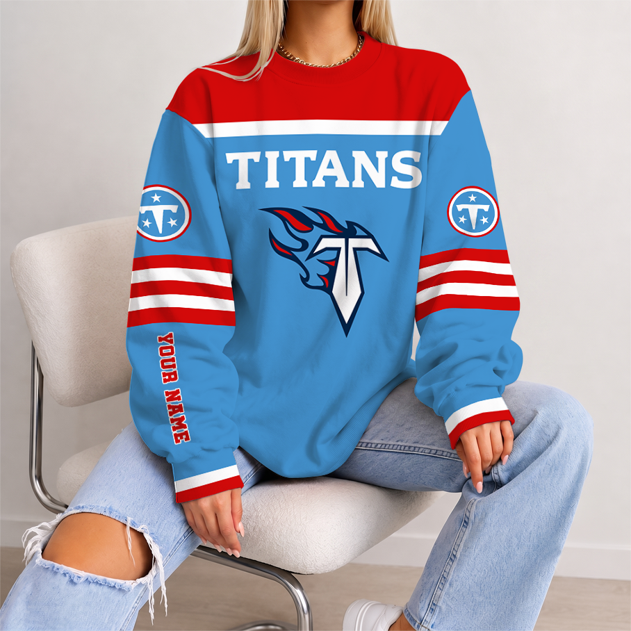 [SPECIAL OFFER] NEW CUSTOMIZED NFL31 TST TENNESSEE TITANS UNISEX SWEATSHIRT