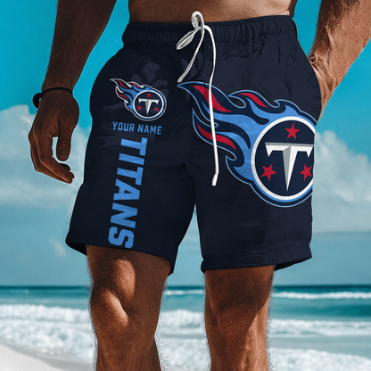 LIMITED EDITION - NEW PREMIUM NFL31 TN TITANS SHORT PANTS