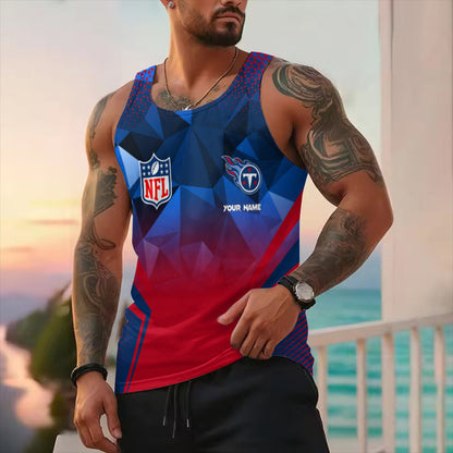 LIMITED EDITION - NEW CUSTOMIZED NFL31 TN TITANS UNISEX TANK TOP
