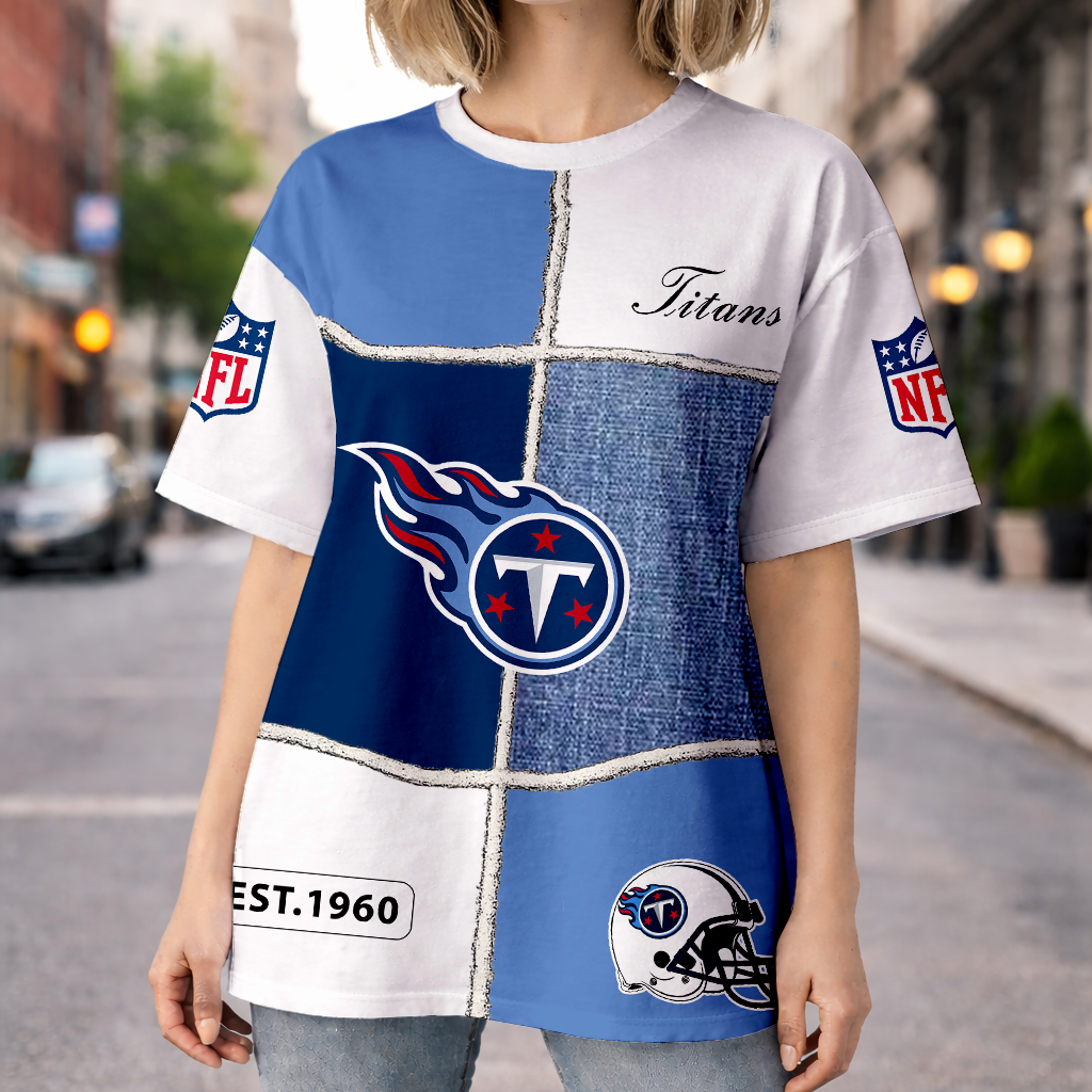 LIMITED EDITION - NEW CUSTOMIZED NFL31 TST TENNESSEE TITANS UNISEX T-SHIRT, POLO, HOODIE & JACKETS