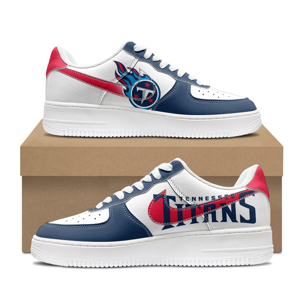 [SPECIAL OFFER] NEW CUSTOMIZED NFL31 TST TENNESSEE TITANS AF1 SHOES