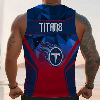 LIMITED EDITION - NEW CUSTOMIZED NFL31 TN TITANS UNISEX TANK TOP