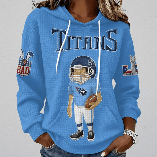 [SPECIAL OFFER] NEW CUSTOMIZED NFL31 TST TENNESSEE TITANS UNISEX HOODED SWEATSHIRT