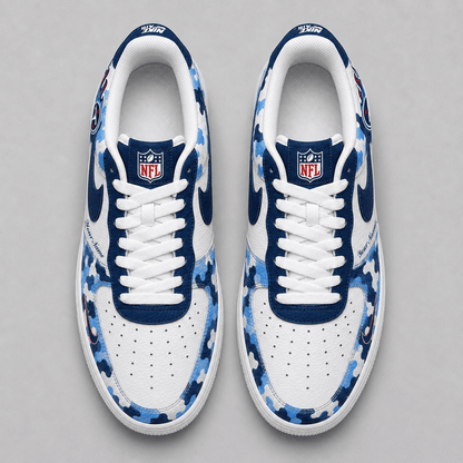 [SPECIAL OFFER] NEW CUSTOMIZED NFL31 TST TENNESSEE TITANS AF1 SHOES