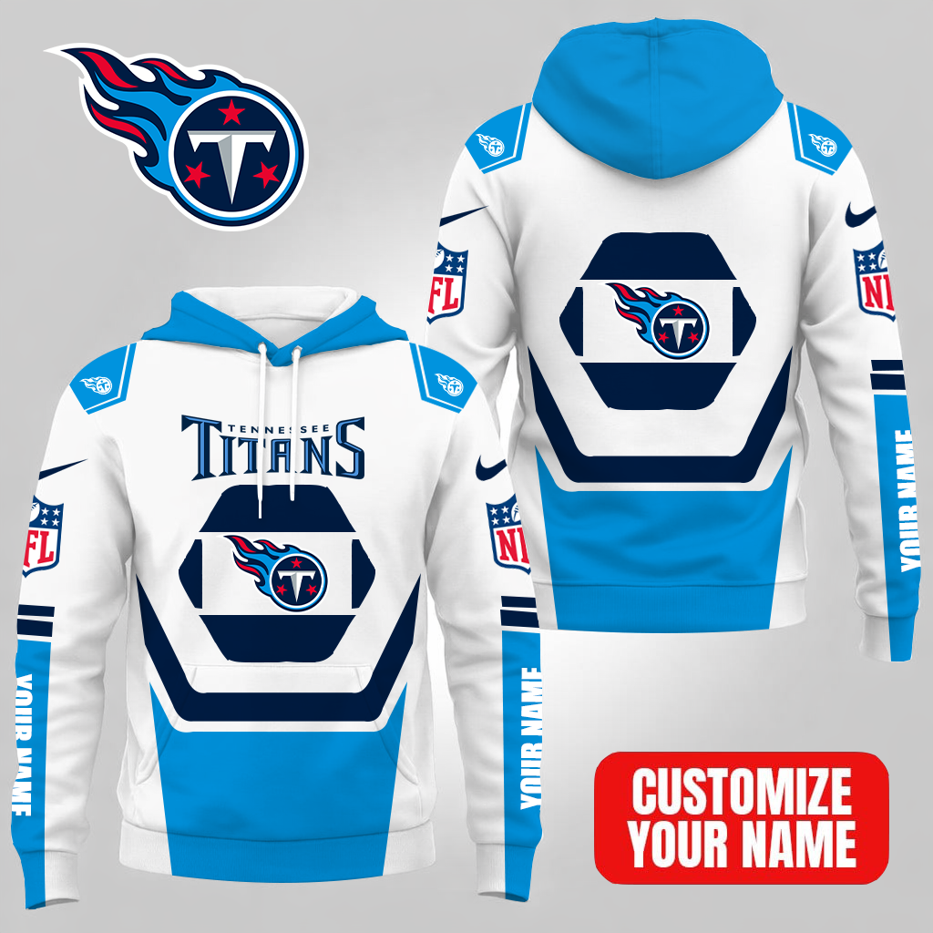 LIMITED EDITION - NEW CUSTOMIZED NFL31 TST TENNESSEE TITANS UNISEX T-SHIRT, POLO, HOODIE & JACKETS