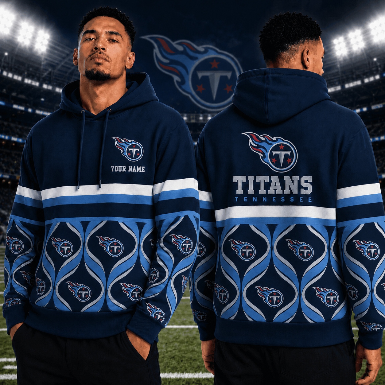 LIMITED EDITION - NEW CUSTOMIZED NFL31 TST TENNESSEE TITANS T-SHIRT, HOODIE, ZIP HOODIE
